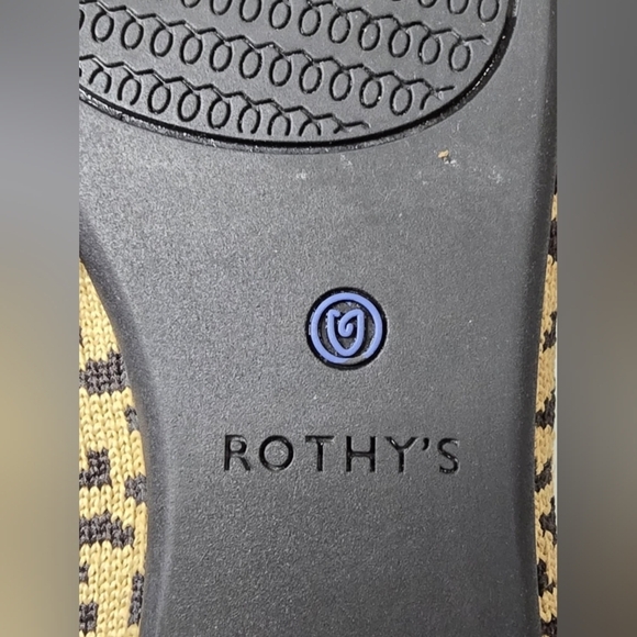 Rothy’s The Point Leopard Flats SZ 10 - Picture 6 of 8